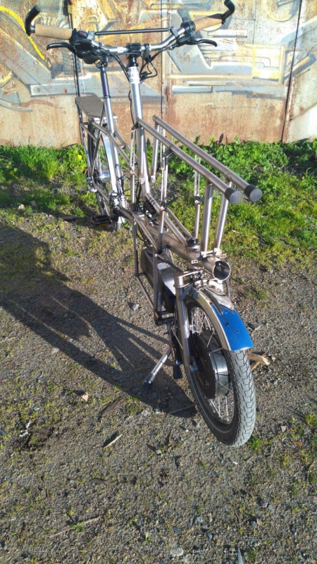 velo cargo pottok plateau pliant